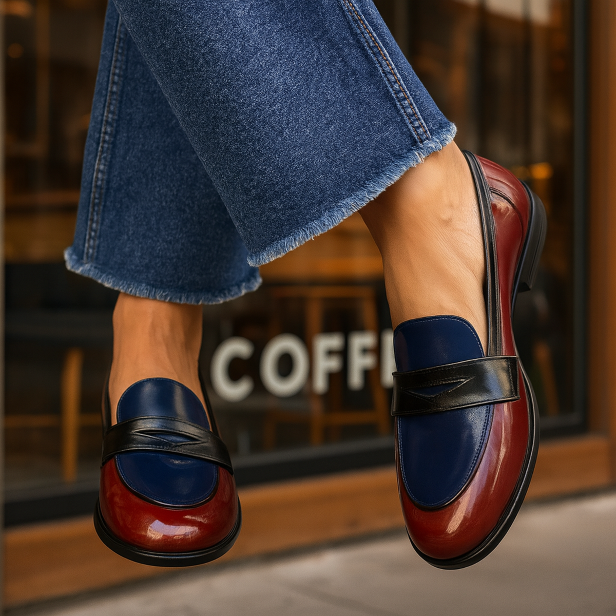 Mocassins Femme Pauline-Maud – vue latérale