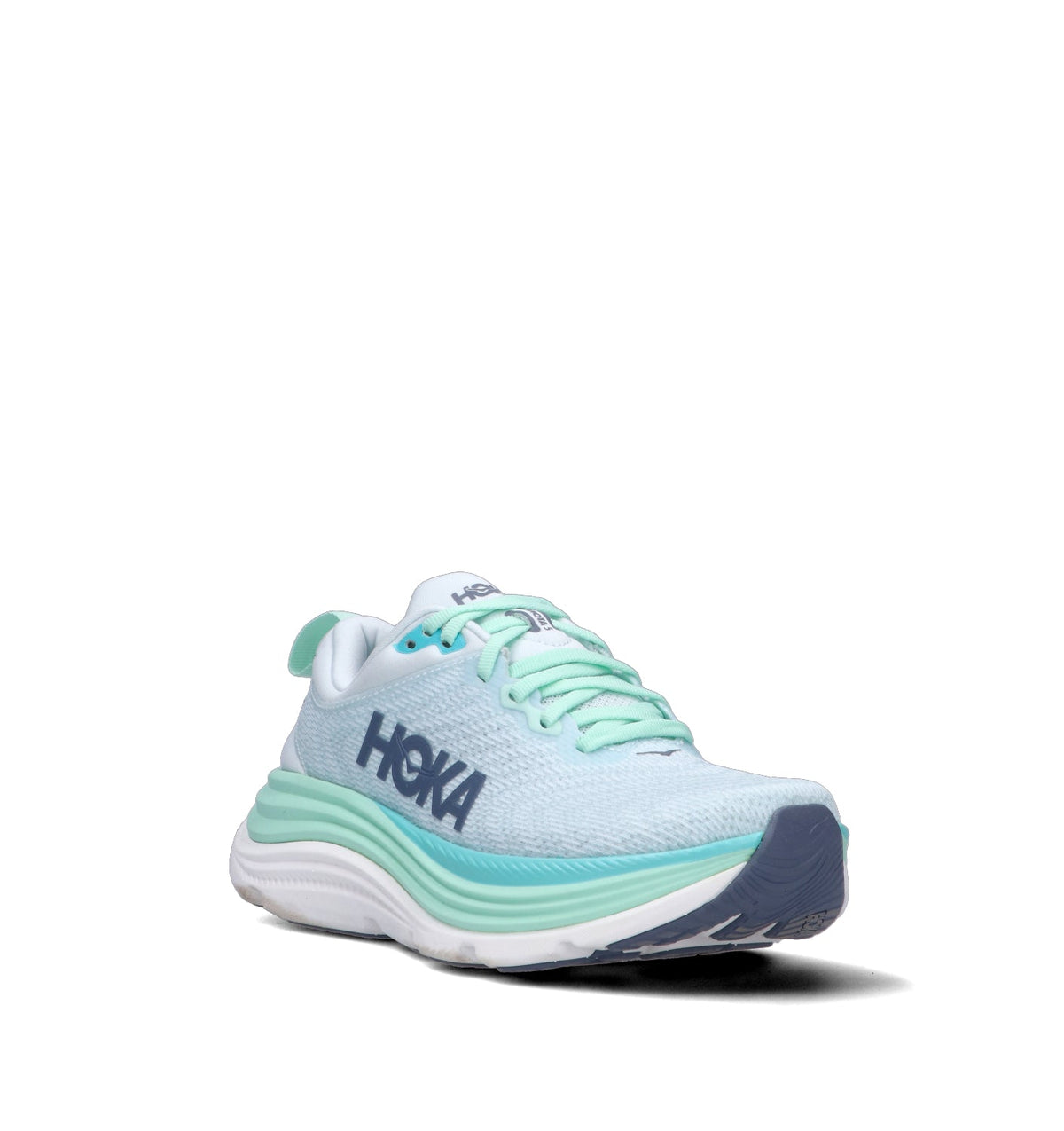 HOKA Gaviota 5 Snow Melt Cielo Blue Femme Chaussures Running Stabilité H-Frame