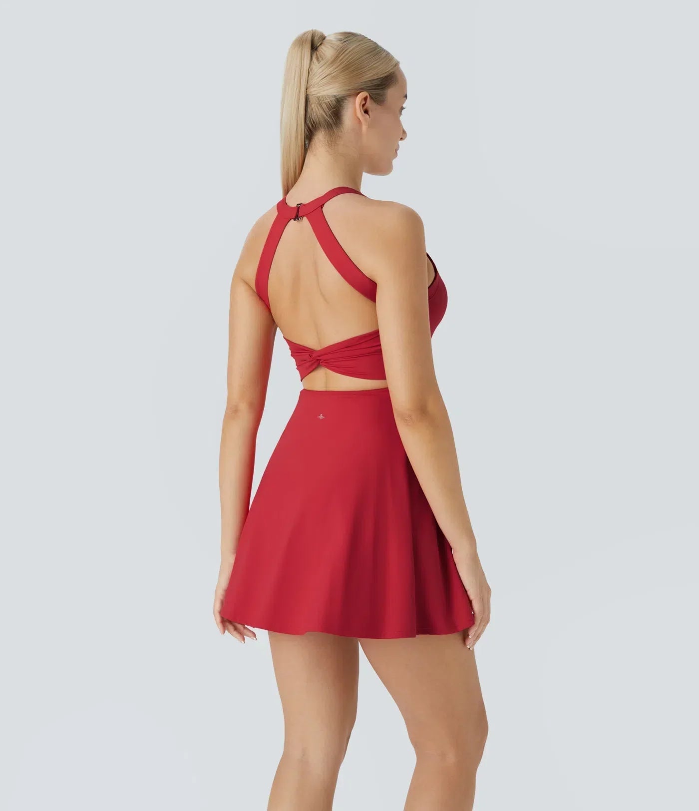 Robe Mini Femme en tissu léger, jupe évasée, coupe confortable – Menvelo