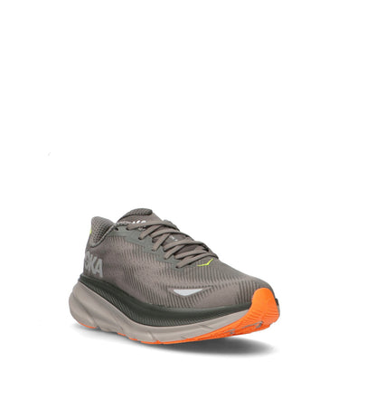 HOKA Clifton 9 GTX Asphalt Grey Gravel Homme Chaussures Running Gore-Tex