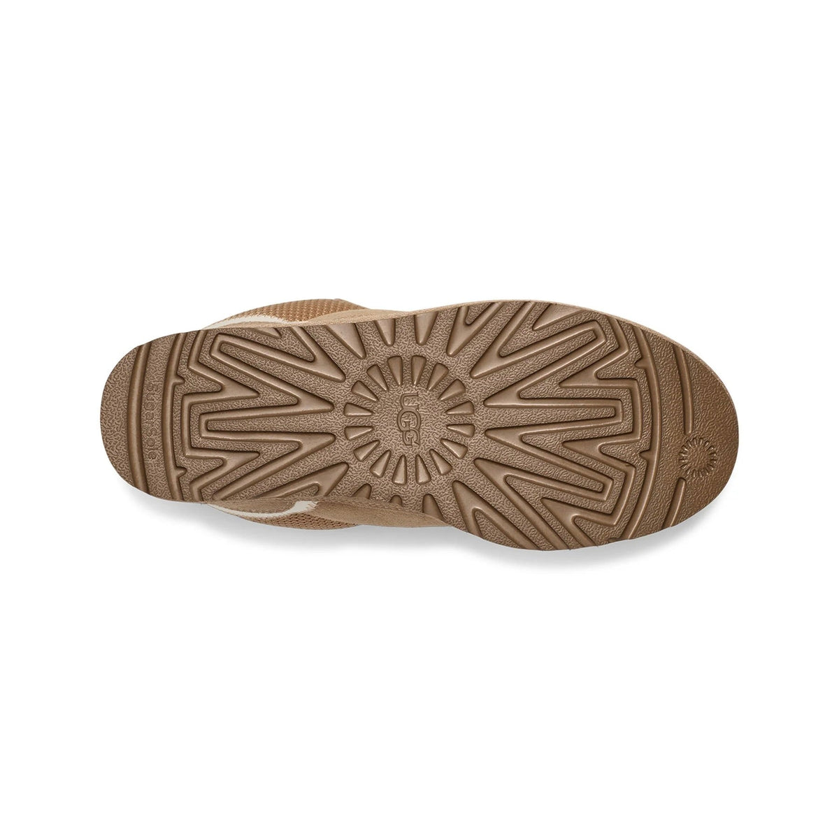 UGG Lowmel Sand baskets femme en daim et textile recyclé beige sable, vue de dessus