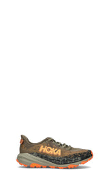 Hoka Speedgoat 6 Scarpe da trail running Verde Arancione Uomo