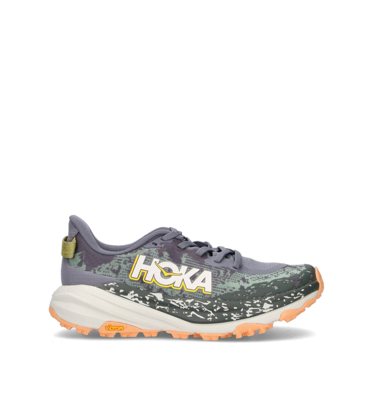 HOKA Speedgoat 6 Grey Skies Cosmic Grey Femme Chaussures Trail Running Vibram Megagrip