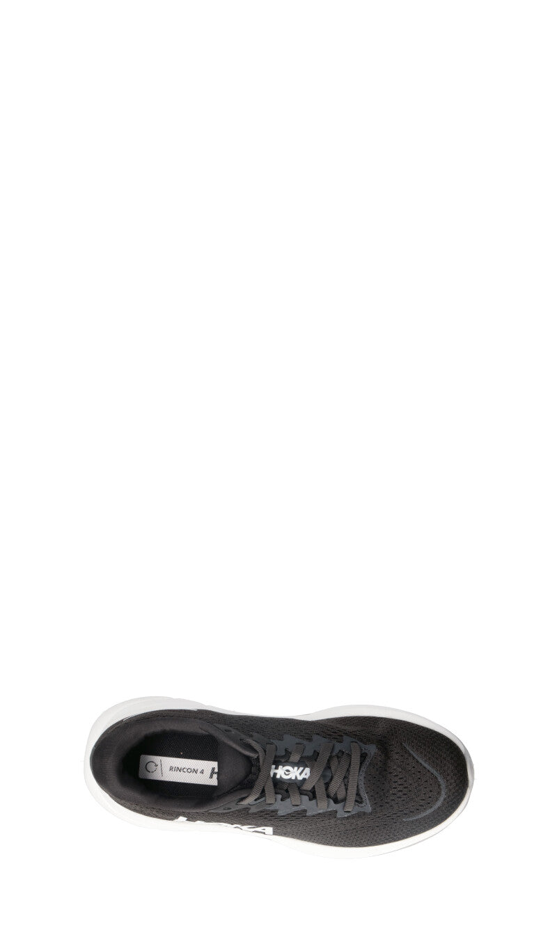 HOKA Rincon 4 Black White Femme Chaussures Running Léger Réactif