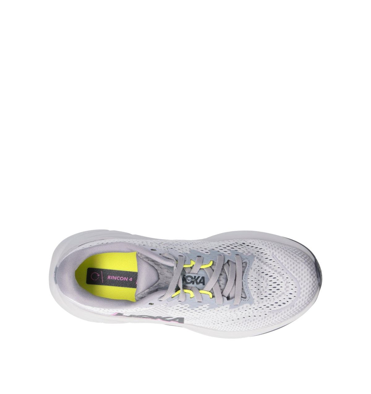 HOKA Rincon 4 Grey Skies Foggy Grey Femme Chaussures Running Léger Réactif