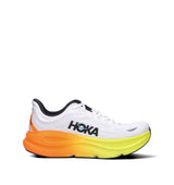 Hoka Bondi 9 Chaussures Running Blanc Orange Homme