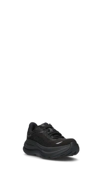HOKA Bondi 9 Black Black Femme Chaussures Running Amorti Maximal