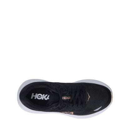 HOKA Bondi 9 Black Rose Gold Femme Chaussures Running Amorti Maximal