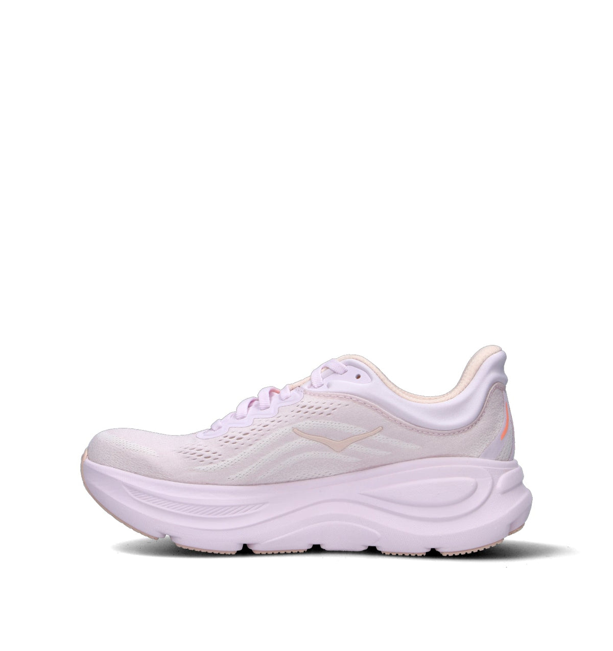 HOKA Bondi 9 Lilac Cream Tangerine Glow Femme Chaussures Running Amorti Maximal