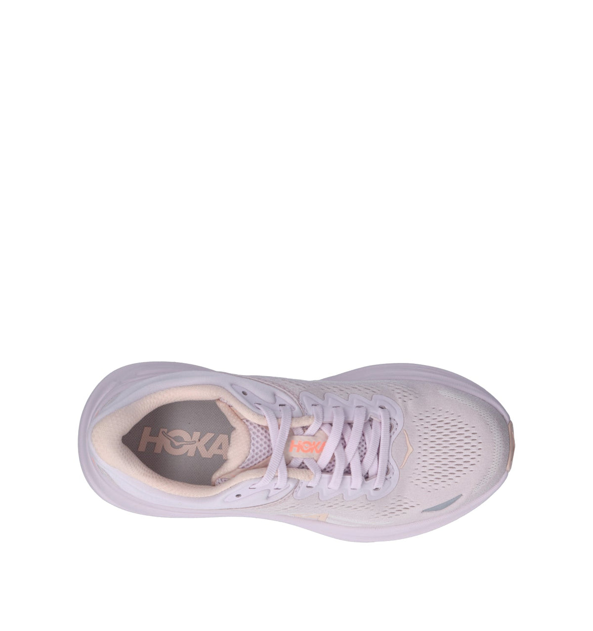HOKA Bondi 9 Lilac Cream Tangerine Glow Femme Chaussures Running Amorti Maximal