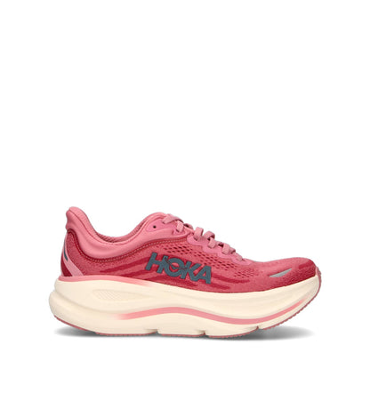 HOKA Bondi 9 Lingonberry Cranberry Femme Chaussures Running Amorti Maximal