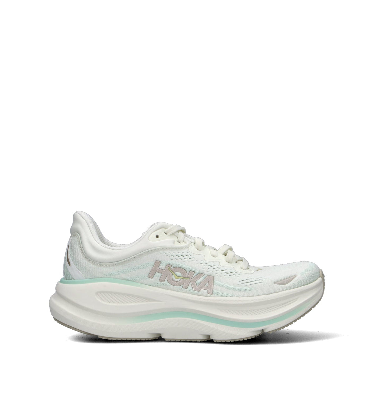 HOKA Bondi 9 Truffle Salt Sea Glass Femme Chaussures Running Amorti Maximal