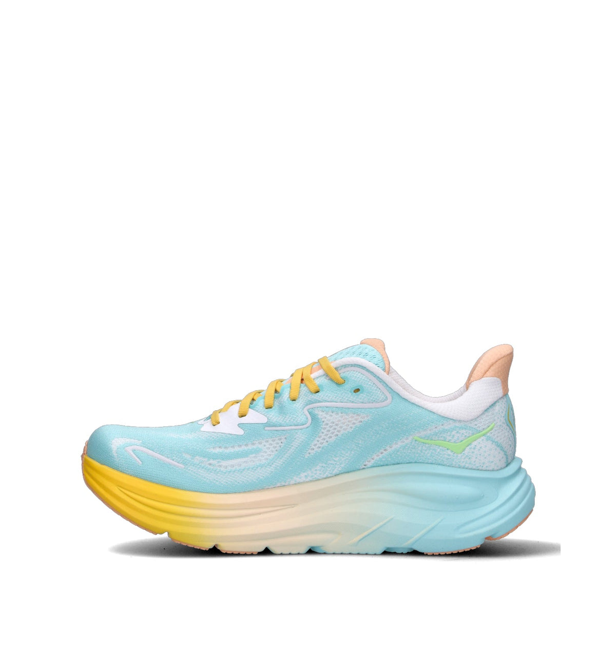 HOKA Clifton 10 Blue Spark White Homme Chaussures Running Amorti Équilibré
