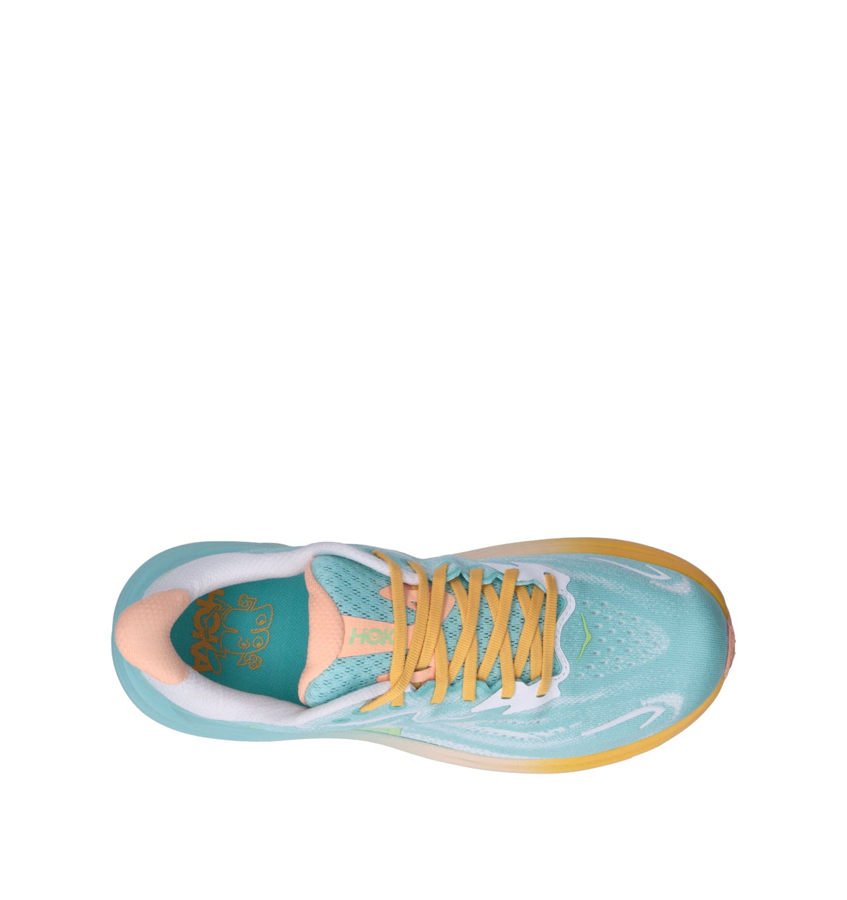 HOKA Clifton 10 Blue Spark White Homme Chaussures Running Amorti Équilibré