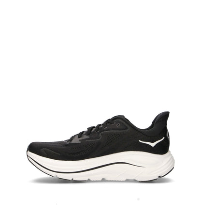 HOKA Clifton 10 Black White Homme Chaussures Running Amorti Équilibré