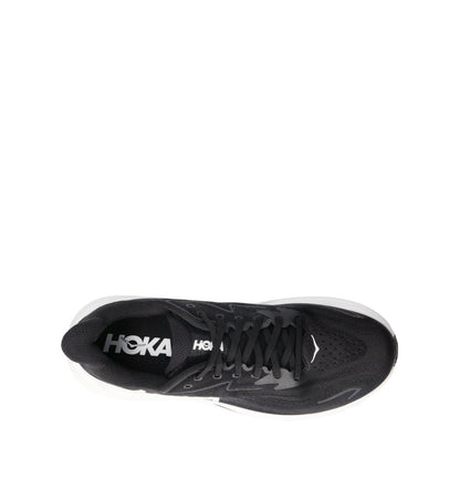 HOKA Clifton 10 Black White Homme Chaussures Running Amorti Équilibré