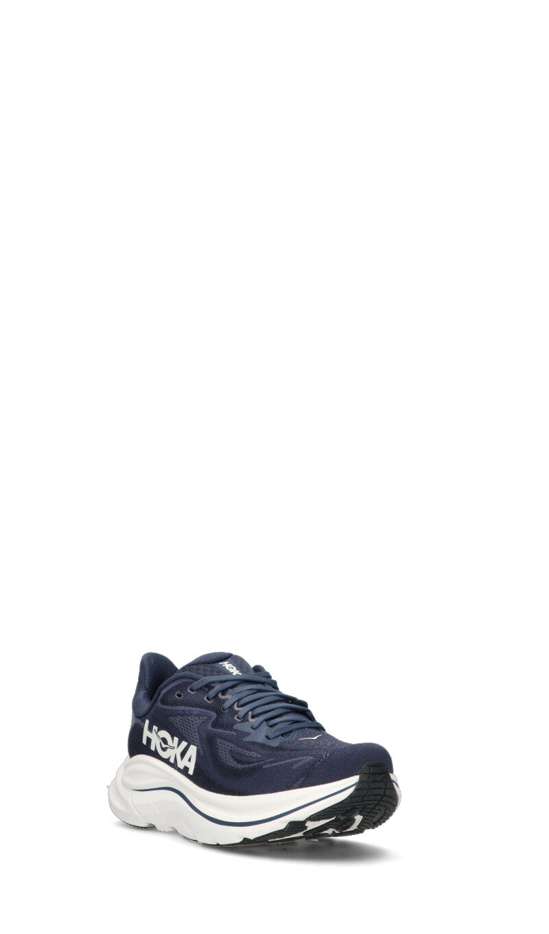 HOKA Clifton 10 Navy White Homme Chaussures Running Amorti Équilibré