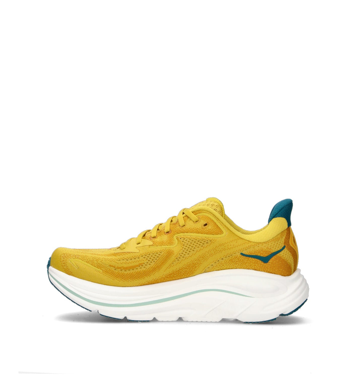 HOKA Clifton 10 Yellow Gold Tidal Wave Homme Chaussures Running Amorti Équilibré