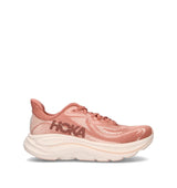 HOKA Clifton 10 Blush Rose Latte Femme Chaussures Running Amorti Équilibré