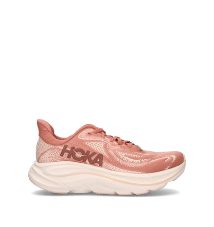 HOKA Clifton 10 Blush Rose Latte Femme Chaussures Running Amorti Équilibré