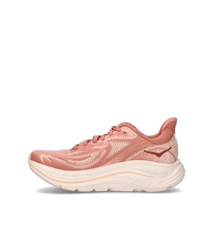 HOKA Clifton 10 Blush Rose Latte Femme Chaussures Running Amorti Équilibré