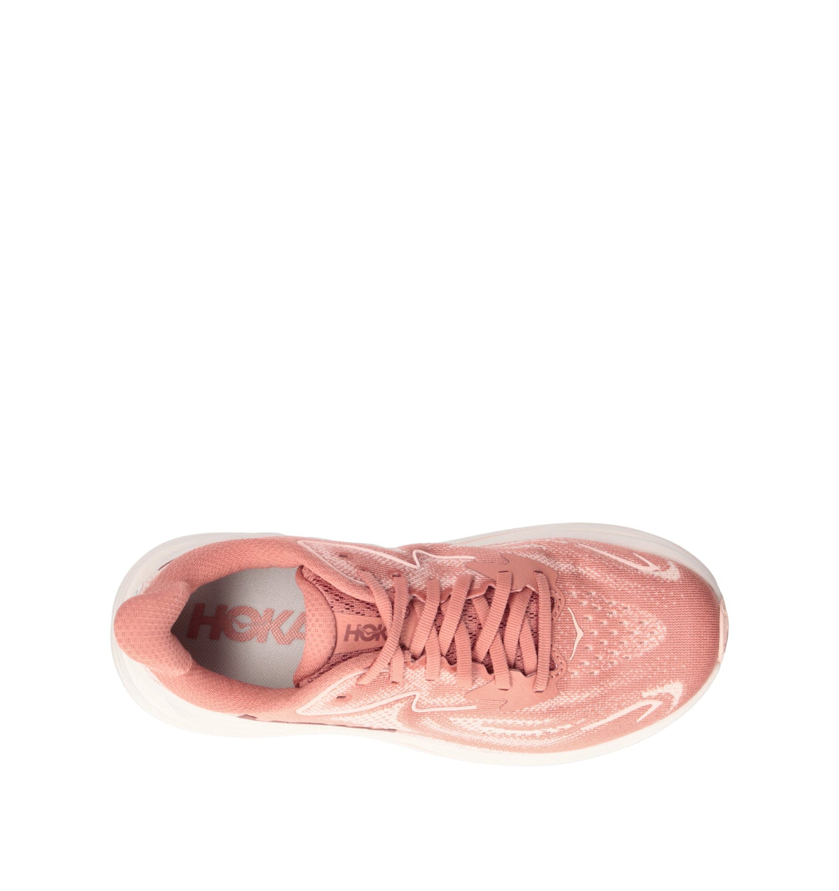 HOKA Clifton 10 Blush Rose Latte Femme Chaussures Running Amorti Équilibré