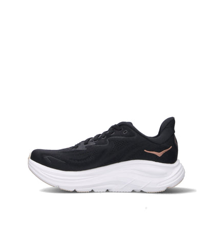 HOKA Clifton 10 Black Rose Gold Femme Chaussures Running Amorti Équilibré
