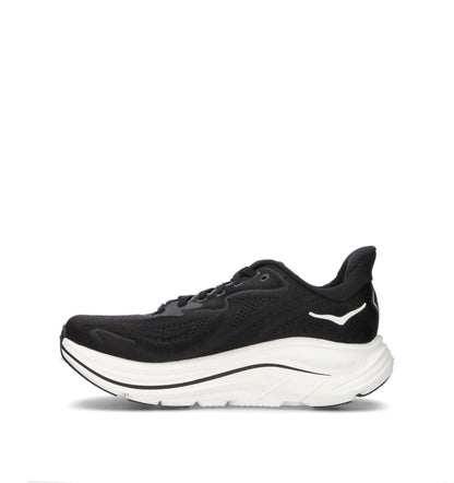 HOKA Clifton 10 Black White Femme Chaussures Running Amorti Équilibré