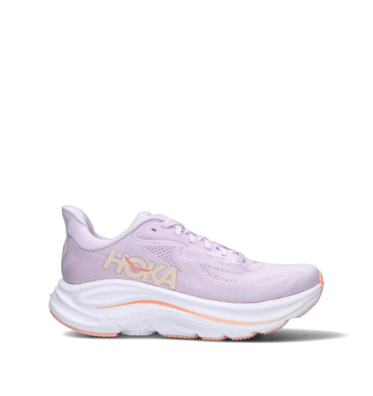 HOKA Clifton 10 Lilac Cream Tangerine Glow Femme Chaussures Running Amorti Équilibré