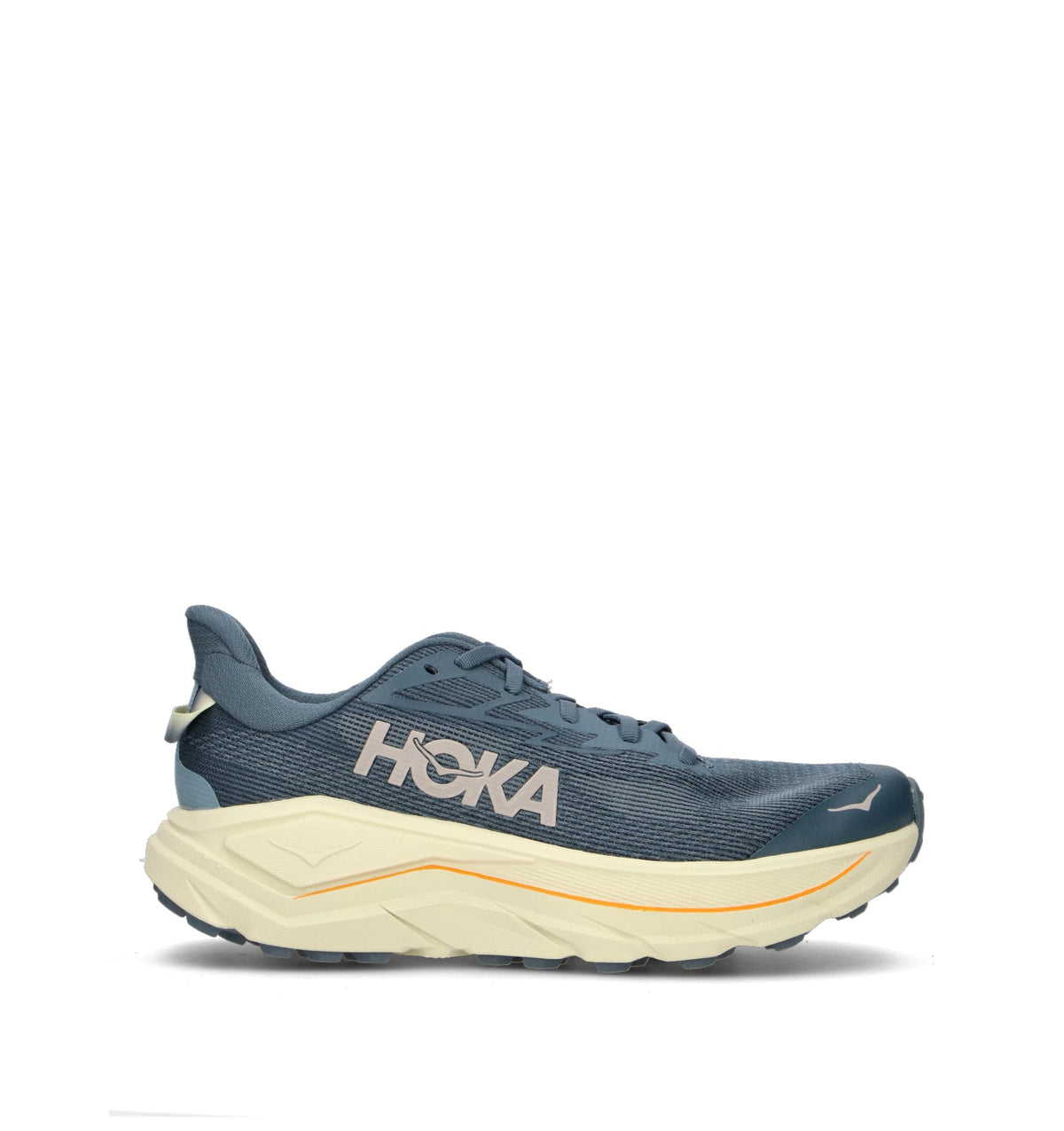 HOKA Challenger 8 Faded Navy Pampass Grass Homme Chaussures Trail Running Trail Polyvalent