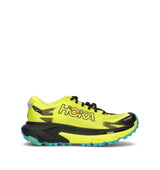 HOKA Mafate 5 Black Hoka Citrus Homme Chaussures Trail Running Vibram Megagrip