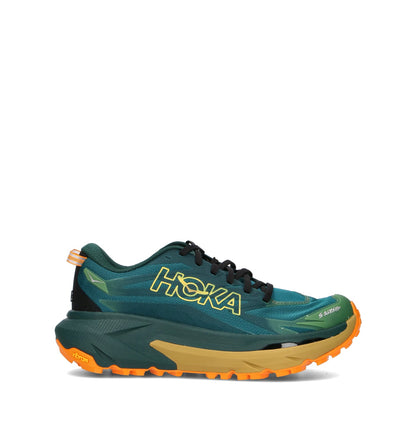 HOKA Mafate 5 Tidal Wave Mustard Seed Homme Chaussures Trail Running Vibram Megagrip