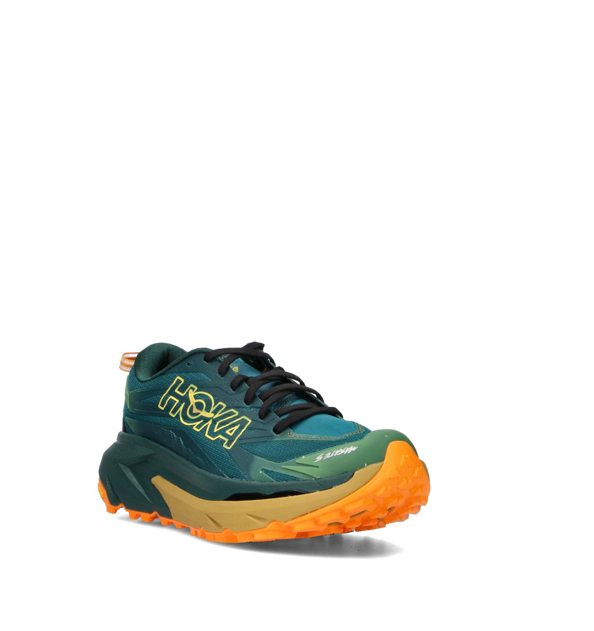 HOKA Mafate 5 Tidal Wave Mustard Seed Homme Chaussures Trail Running Vibram Megagrip