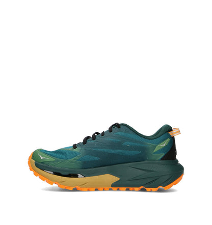 HOKA Mafate 5 Tidal Wave Mustard Seed Homme Chaussures Trail Running Vibram Megagrip