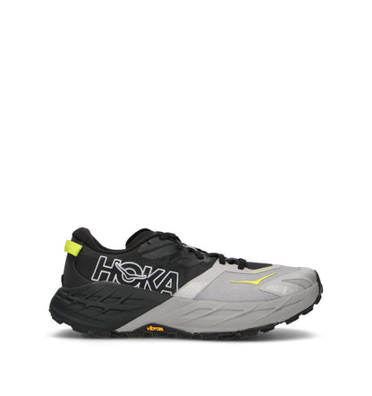 HOKA Speedgoat 7 Black Stellar Grey Homme Chaussures Trail Running Vibram Megagrip