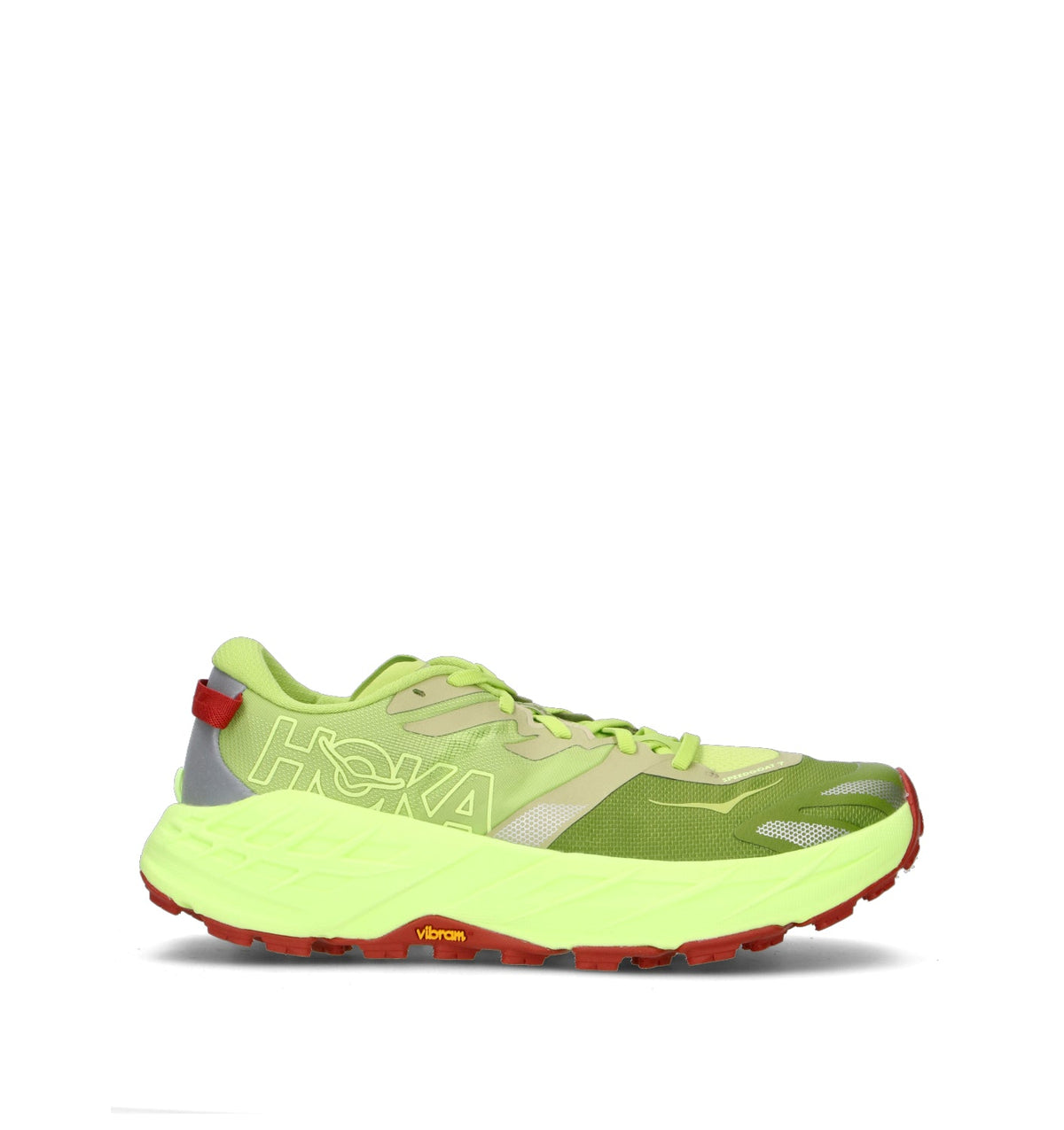 HOKA Speedgoat 7 Kiwi Neon Yuzu Homme Chaussures Trail Running Vibram Megagrip