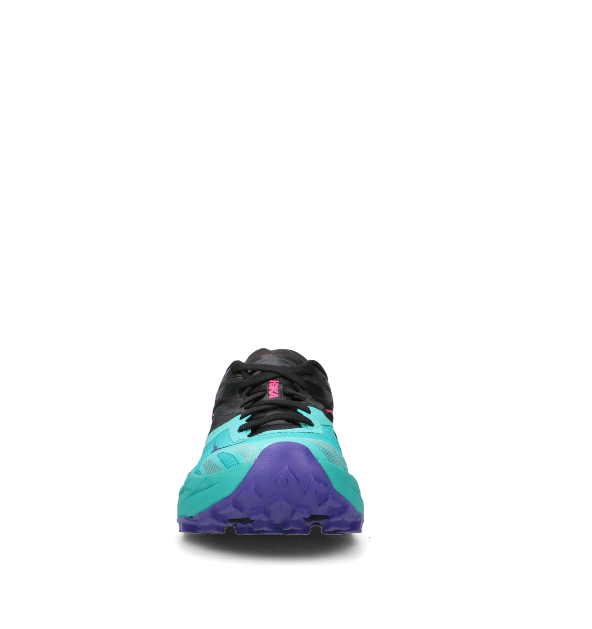 HOKA Speedgoat 7 Black Electric Aqua Femme Chaussures Trail Running Vibram Megagrip