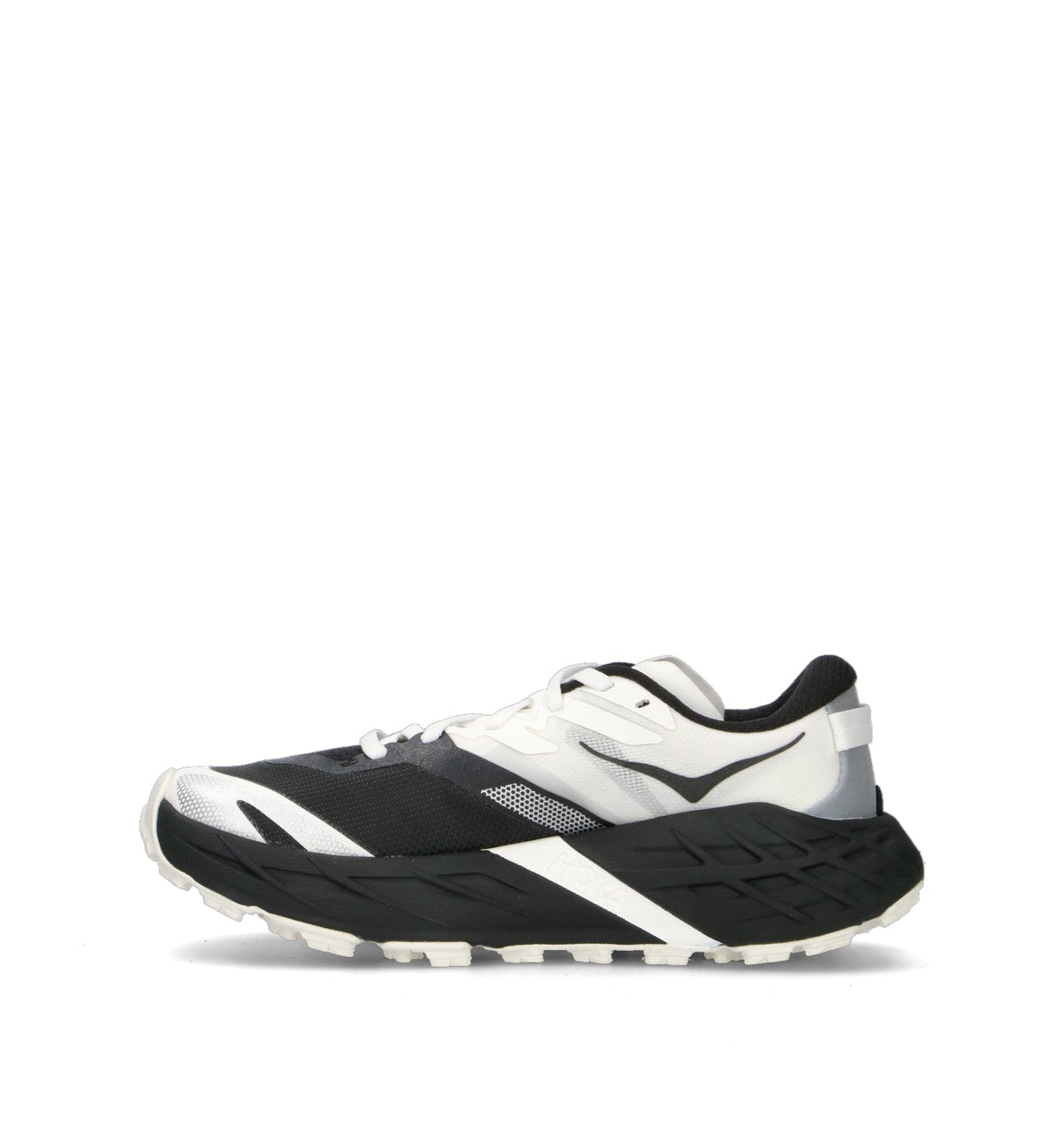 HOKA Speedgoat 7 Black White Femme Chaussures Trail Running Vibram Megagrip