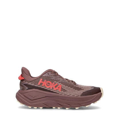 Hoka Challenger 8 GORE-TEX Chaussures Trail Running Bordeaux Blanc Femme - 1