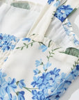 Robe Longue Fleurie Femme – Légère Lacets Coupe Ajustée