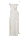 Robe longue à fines bretelles femme – coupe ajustée ourlet évasé
