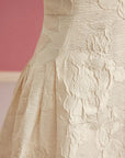 Robe Midi Élégante Femme Ligne A – Silhouette Structurée Ajustée