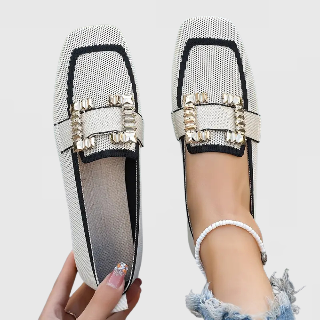 Mocassins Femme Margaux-Jade – détail de la tige