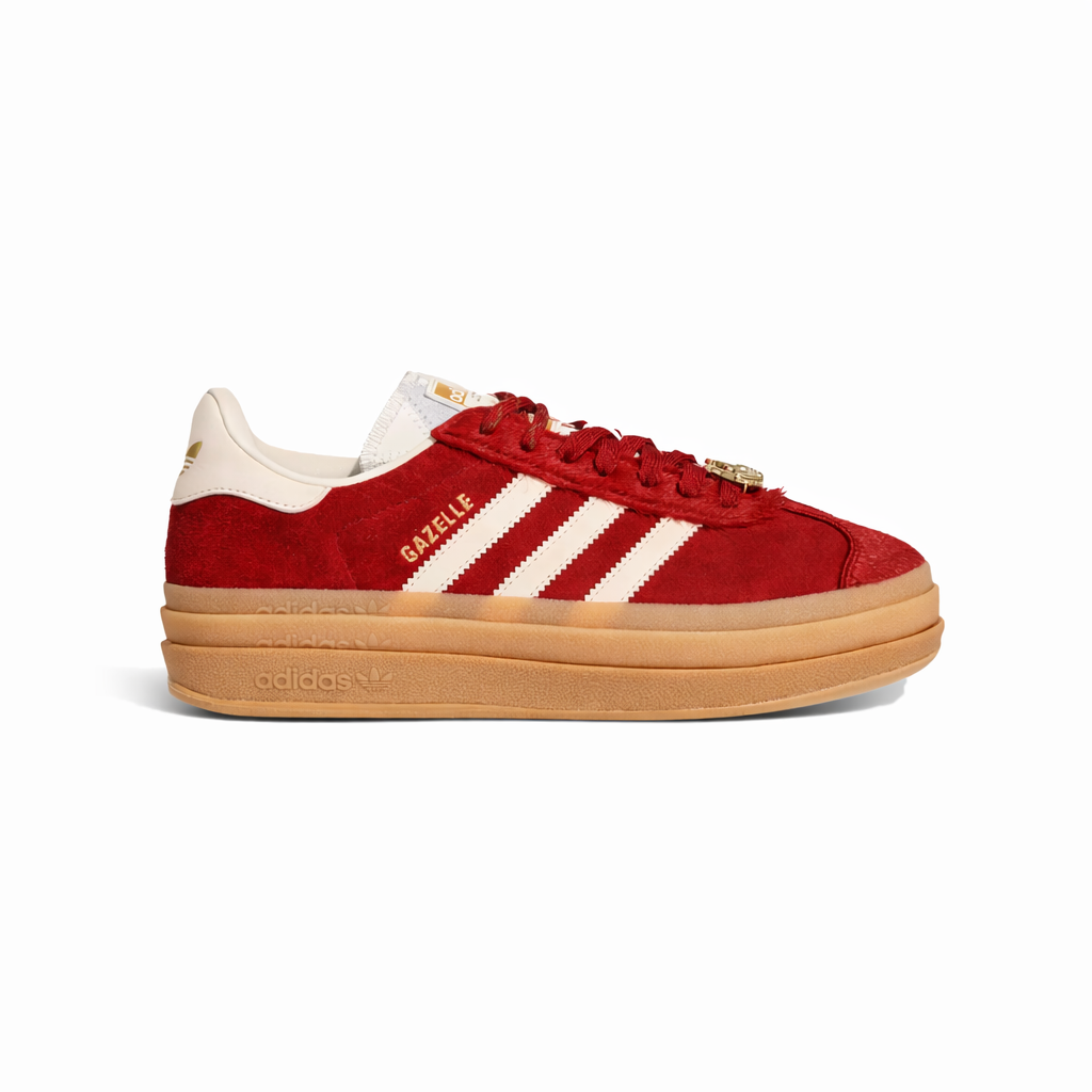 Sneakers basses Adidas Gazelle Bold red year of the horse femme
