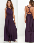 Robe Maxi Convertible Infinity Femme – Coupe Fluide Multi-Positions