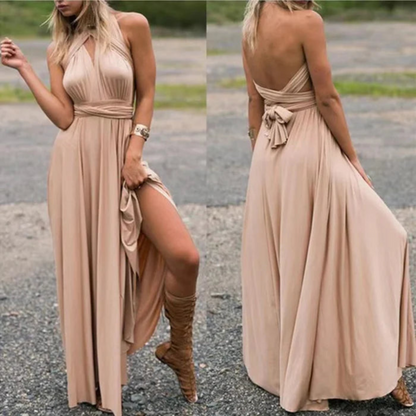 Robe Maxi Convertible Infinity Femme – Coupe Fluide Multi-Positions