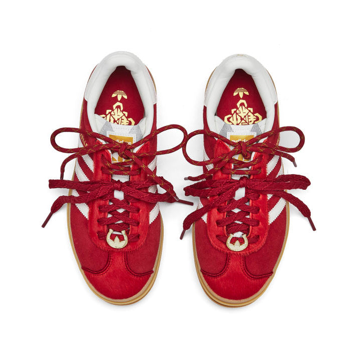Sneakers basses Adidas Gazelle Bold red year of the horse femme