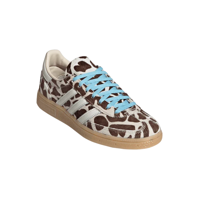Sneakers basses Adidas Handball Spezial cow print crystal linen unisexe