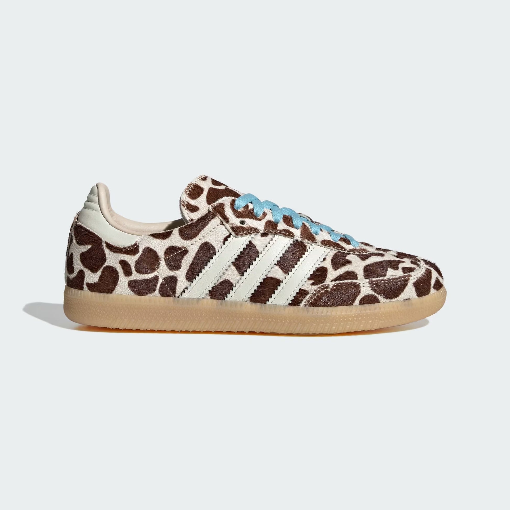 Sneakers basses Adidas Samba giraffe print crystal linen unisexe