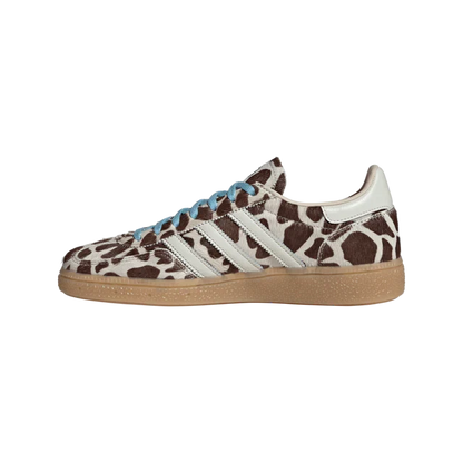 Sneakers basses Adidas Handball Spezial cow print crystal linen unisexe
